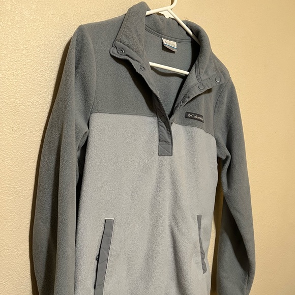 Columbia Half Snap Fleece Sweatshirt Womens - Picture 2 of 4
